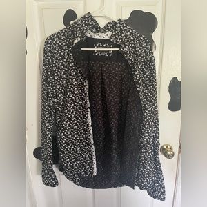 Floral button up